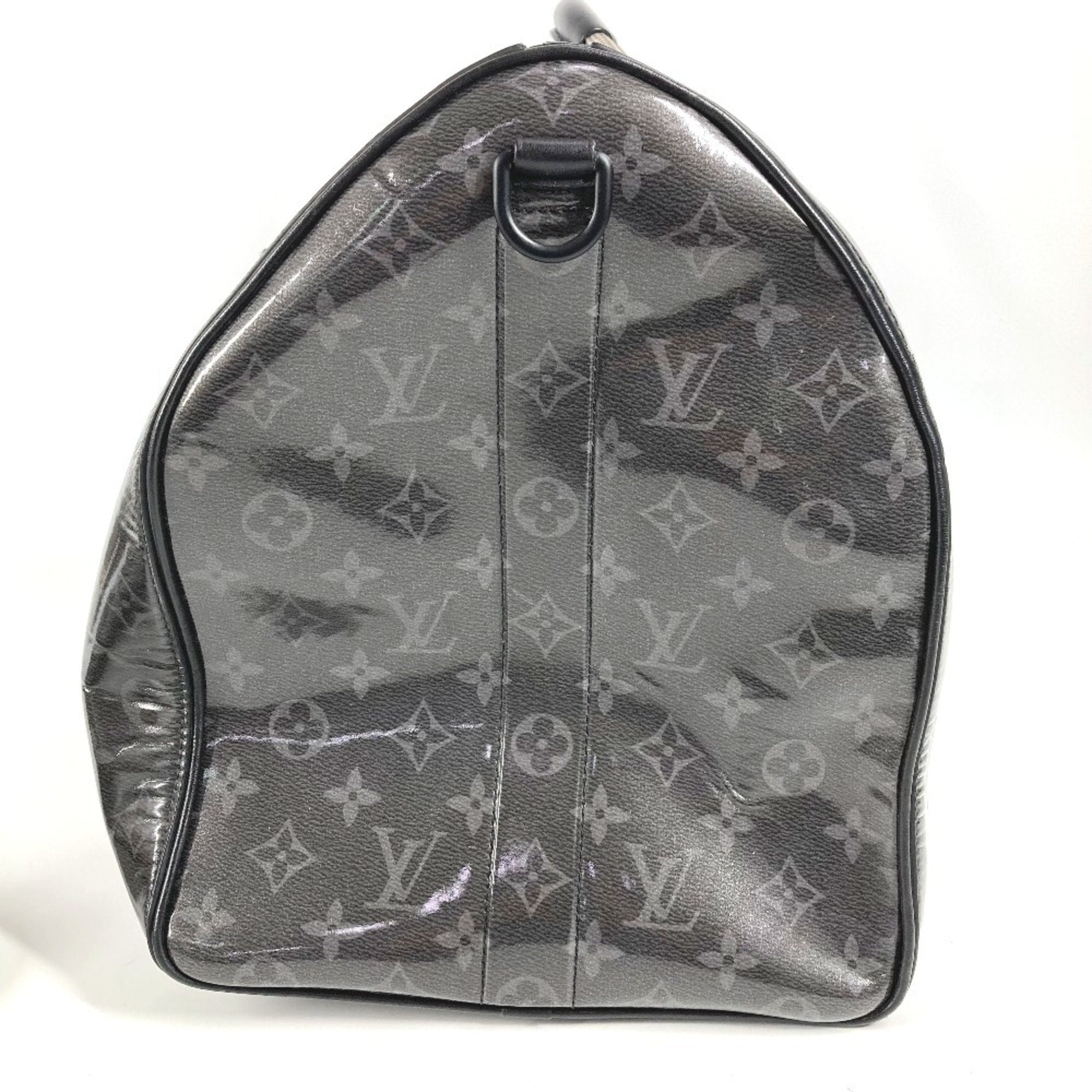 Louis Vuitton Monogram Eclipse Black Monogram Eclipse Boston Bag Shoulder Bag (Pre-Owned)