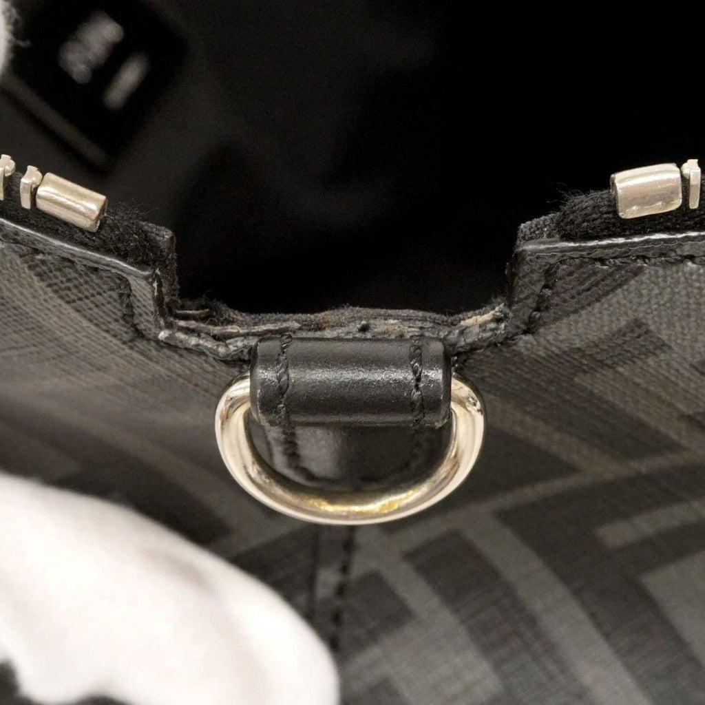 Fendi Black Yellow Pvc Shoulder Bag (Pre-Owned)
