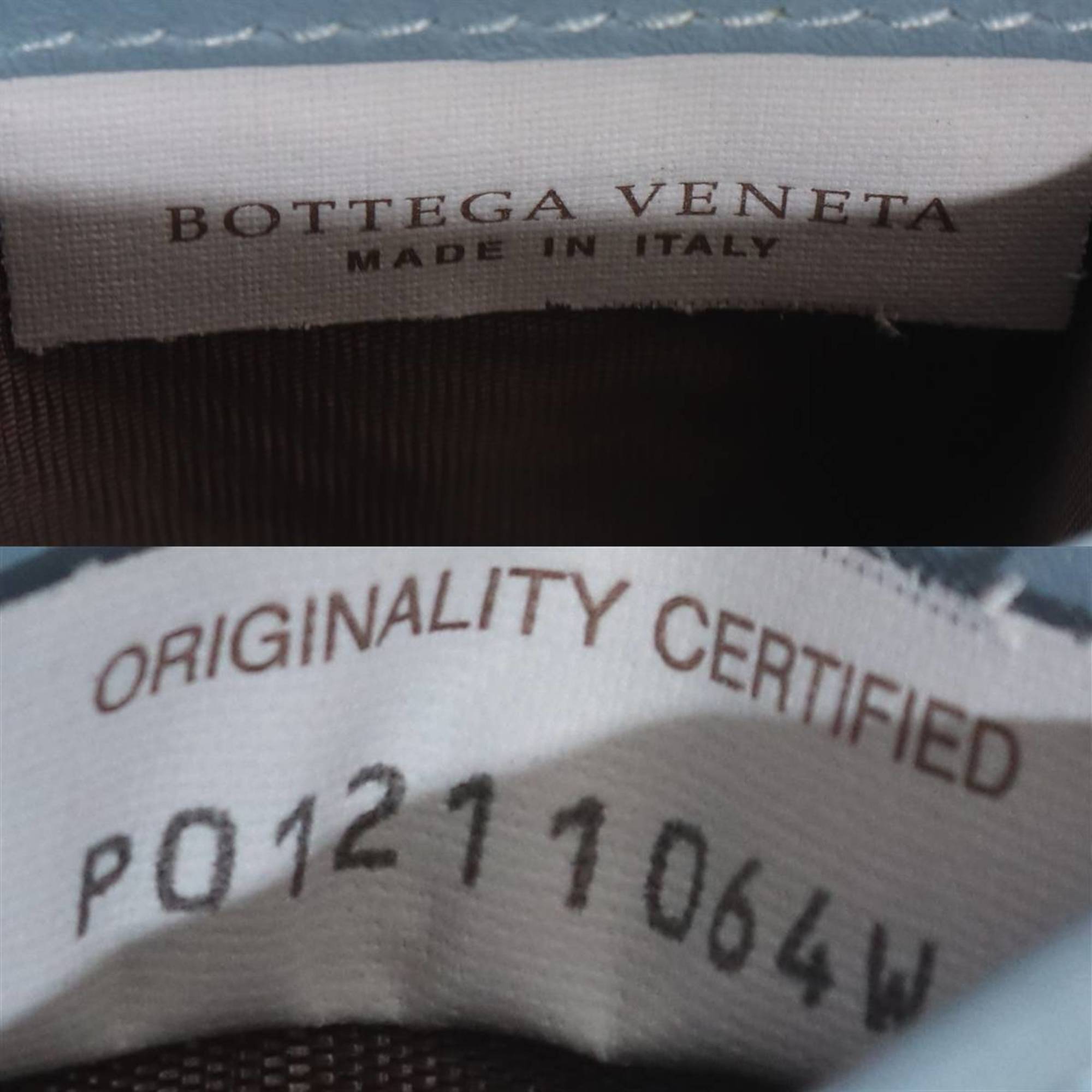 Bottega Veneta Intrecciato Light Blue Wallet (Bi-Fold) (Pre-Owned)