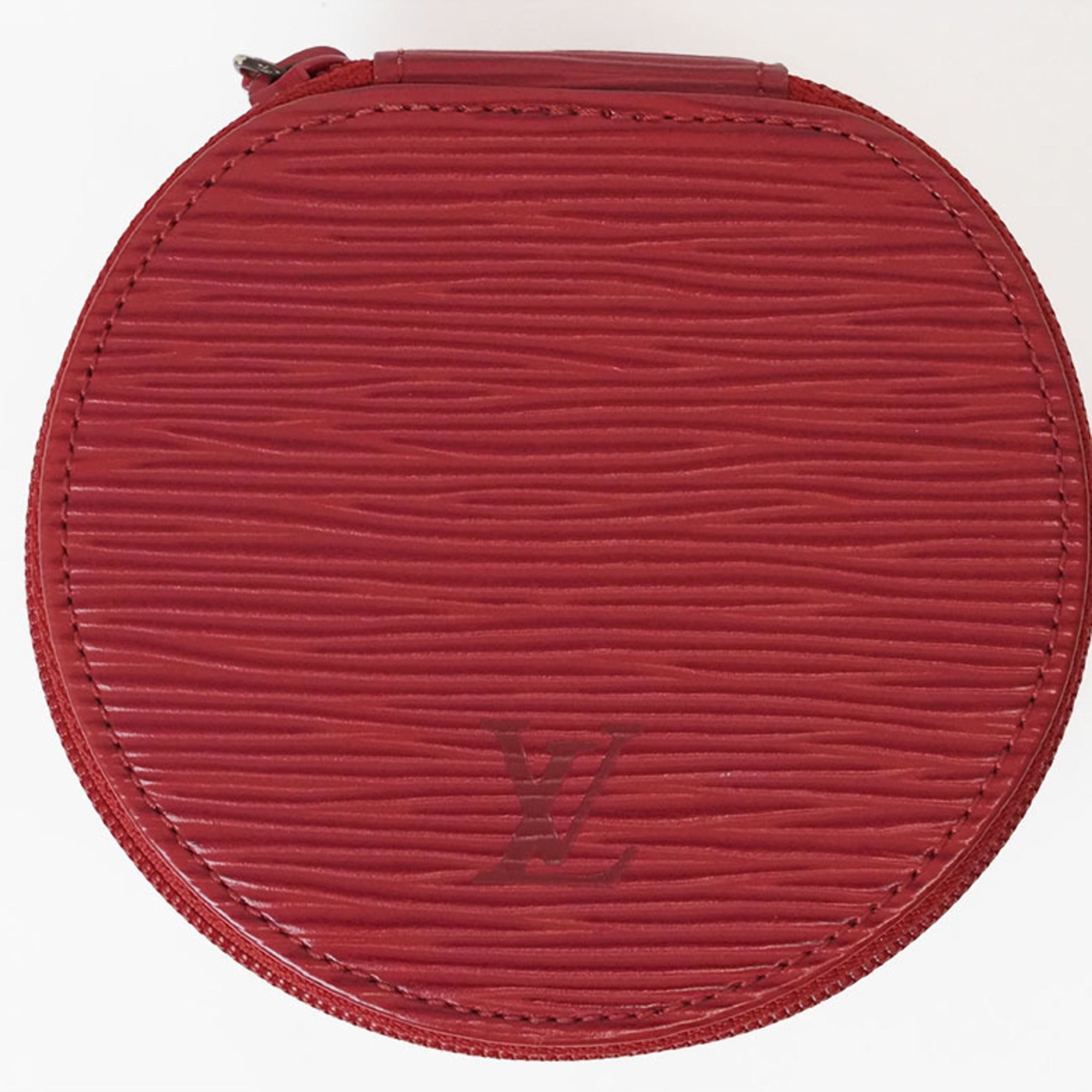 Louis Vuitton Castilian Red Epi Leather Pouch (Pre-Owned)