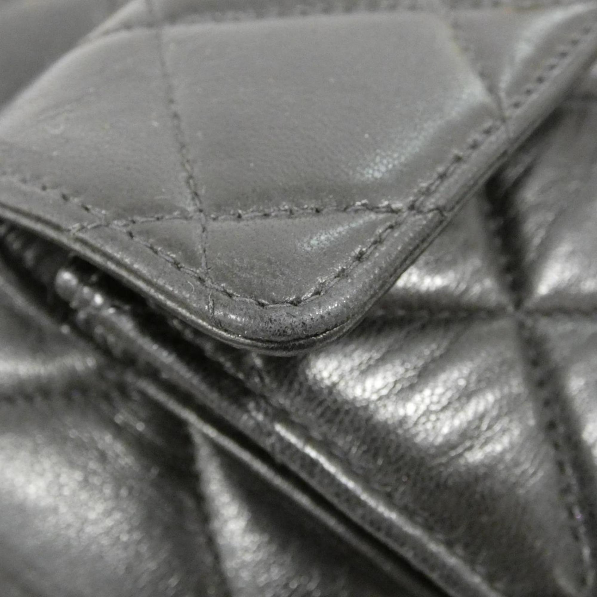 Chanel Black Leather Backpack (Pre-Owned)