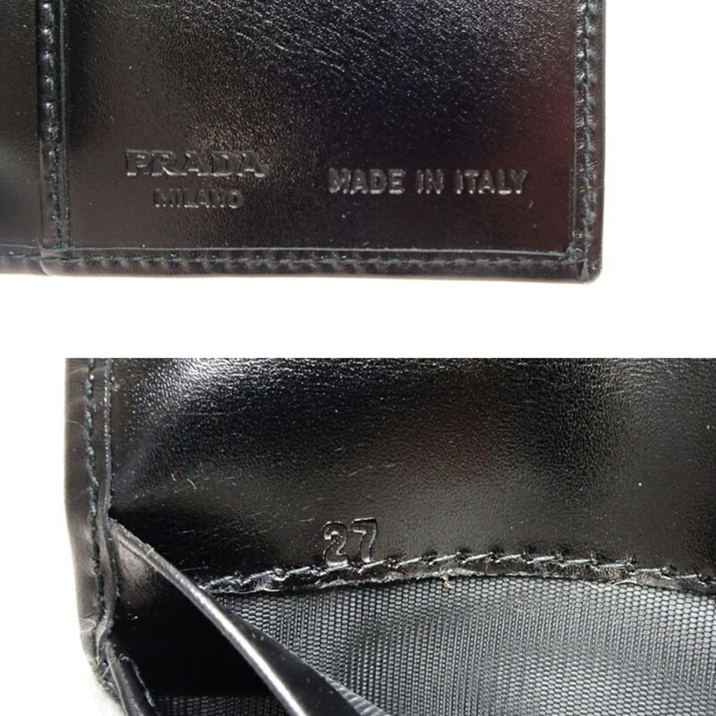 Prada Black Nero Long Bill Wallet (Bi-Fold) (Pre-Owned)