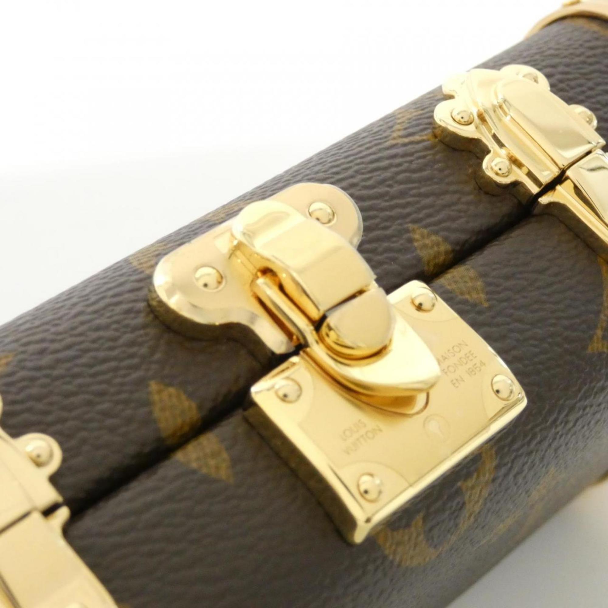 Louis Vuitton Monogram Marron Coated Canvas Handbag (Pre-Owned)