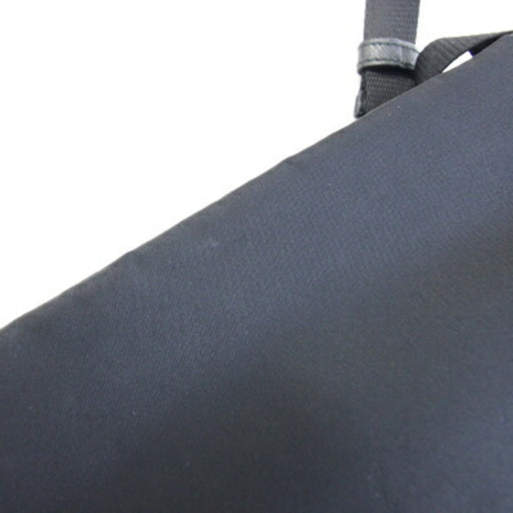 Prada Black Nylon Leather Shoulder Bag (Pre-Owned)