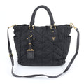 Prada Black Nylon Handbag Shoulder Bag Tote Bag (Pre-Owned)