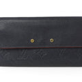 Louis Vuitton Marine Rouge Monogram Monogram Empreinte Long Wallet (Tri-Fold) (Pre-Owned)