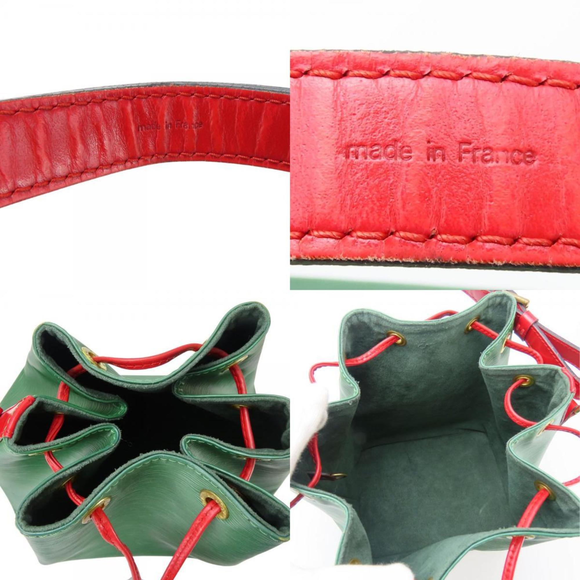 Louis Vuitton Epi Green Red Color Epi Leather Shoulder Bag (Pre-Owned)