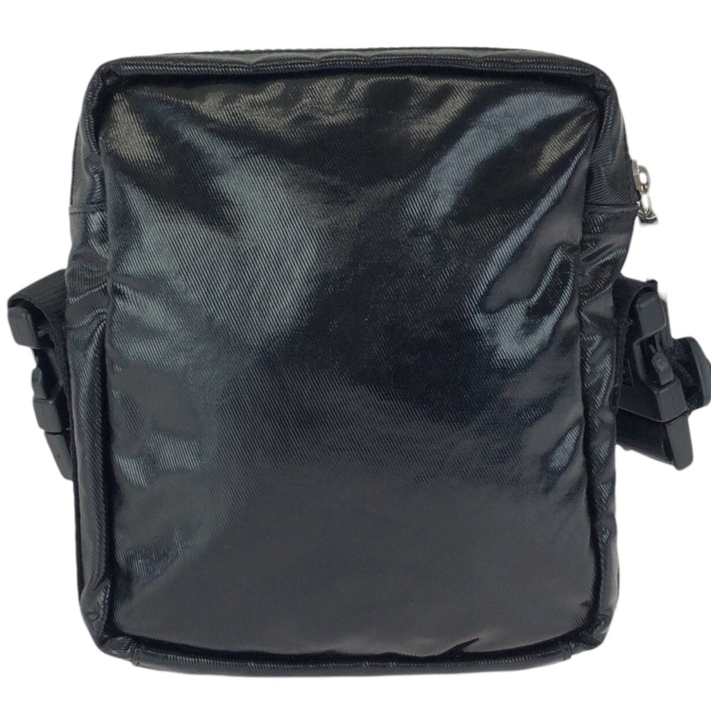 Chanel Black Coated Canvas Shoulder Bag (Pre-Owned)