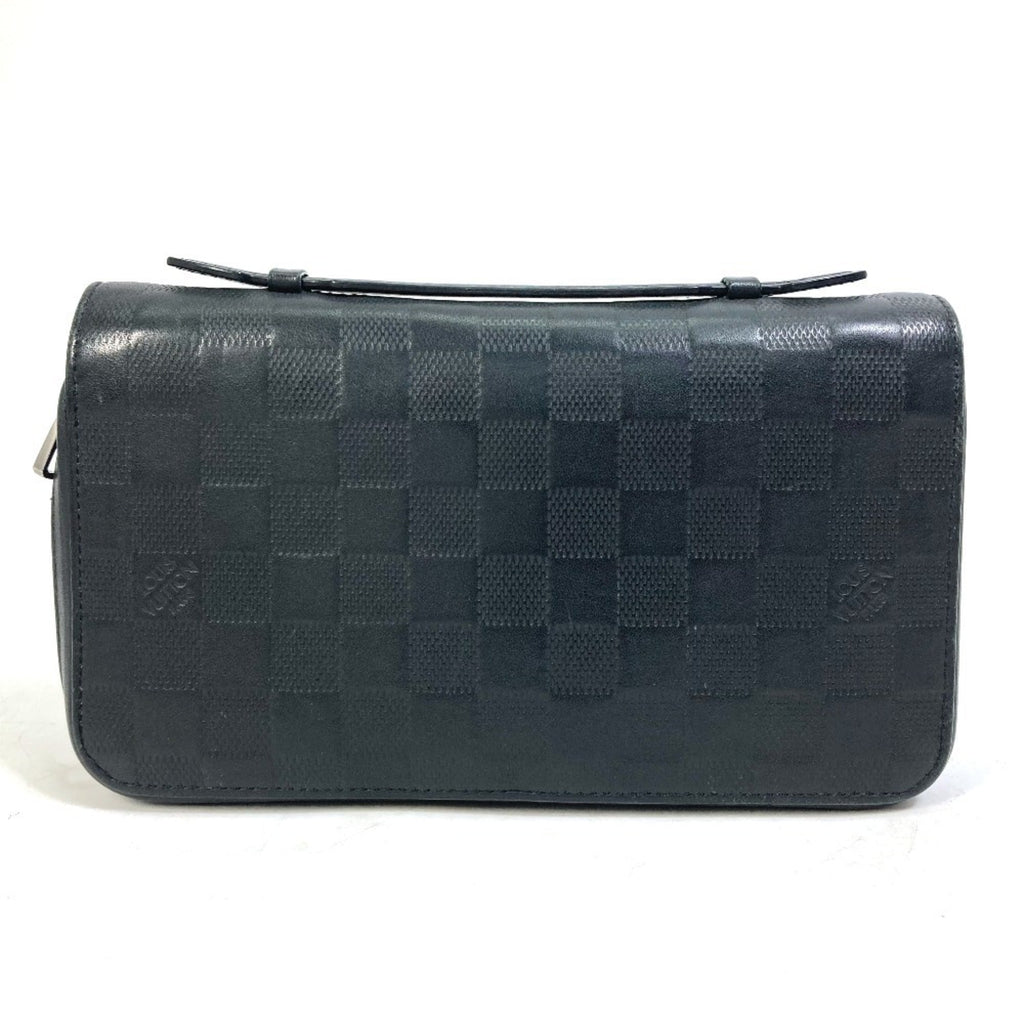 Louis Vuitton Black Noir Damier Infini Leather Coin Purse/Coin Case (Pre-Owned)
