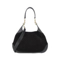 Gucci Black Suede Leather Shoulder Bag (Pre-Owned)