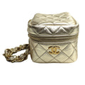Chanel Matelasse Gold Leather Clutch Bag (Pre-Owned)