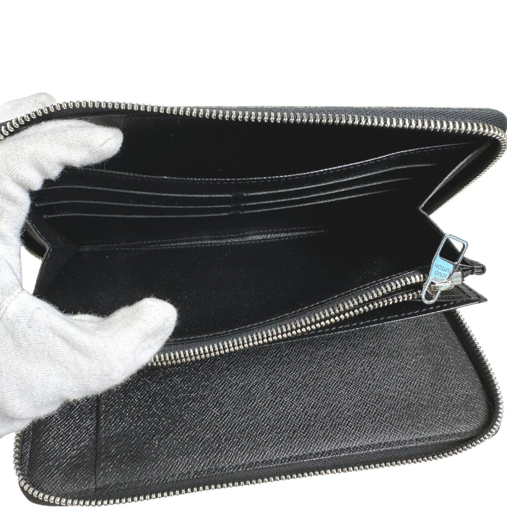 Louis Vuitton Black Damier Graphite Long Wallet (Bi-Fold) (Pre-Owned)