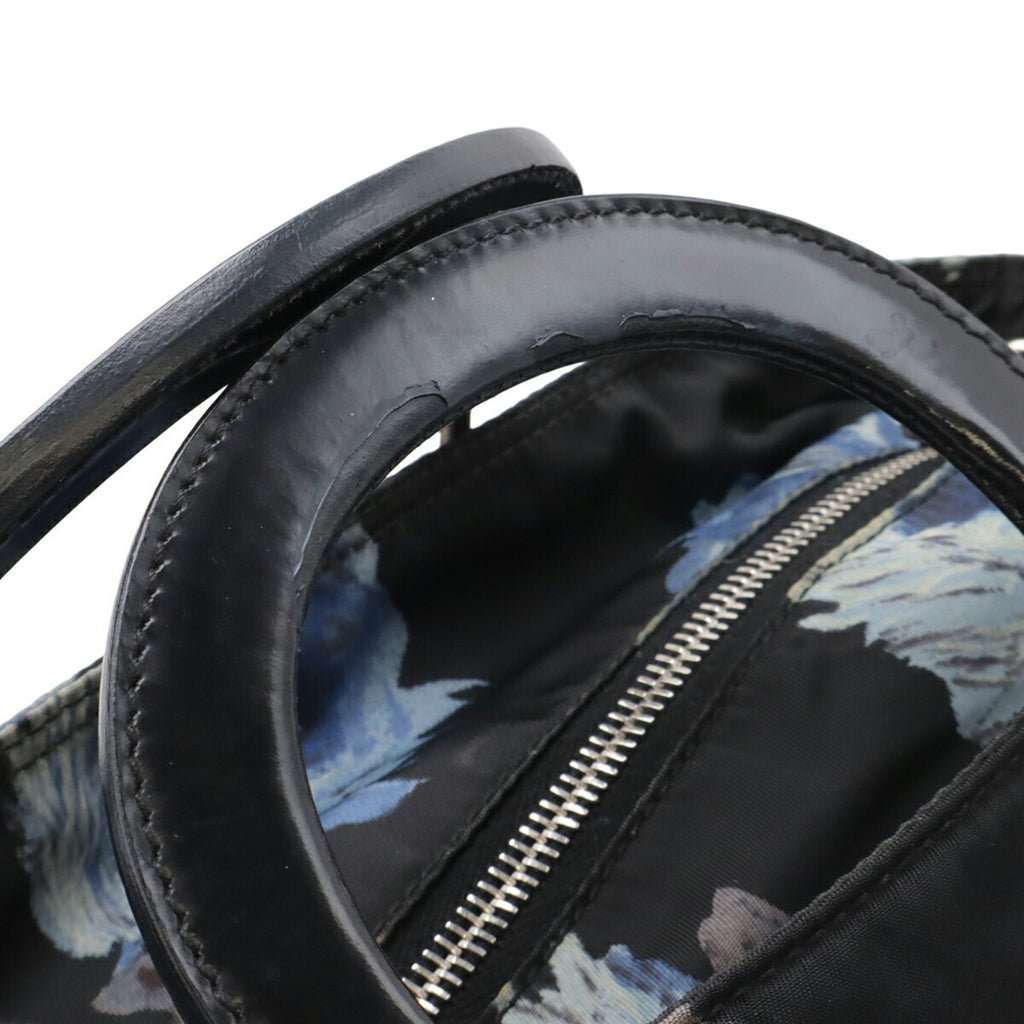 Prada Black Nylon Handbag Shoulder Bag Tote Bag (Pre-Owned)