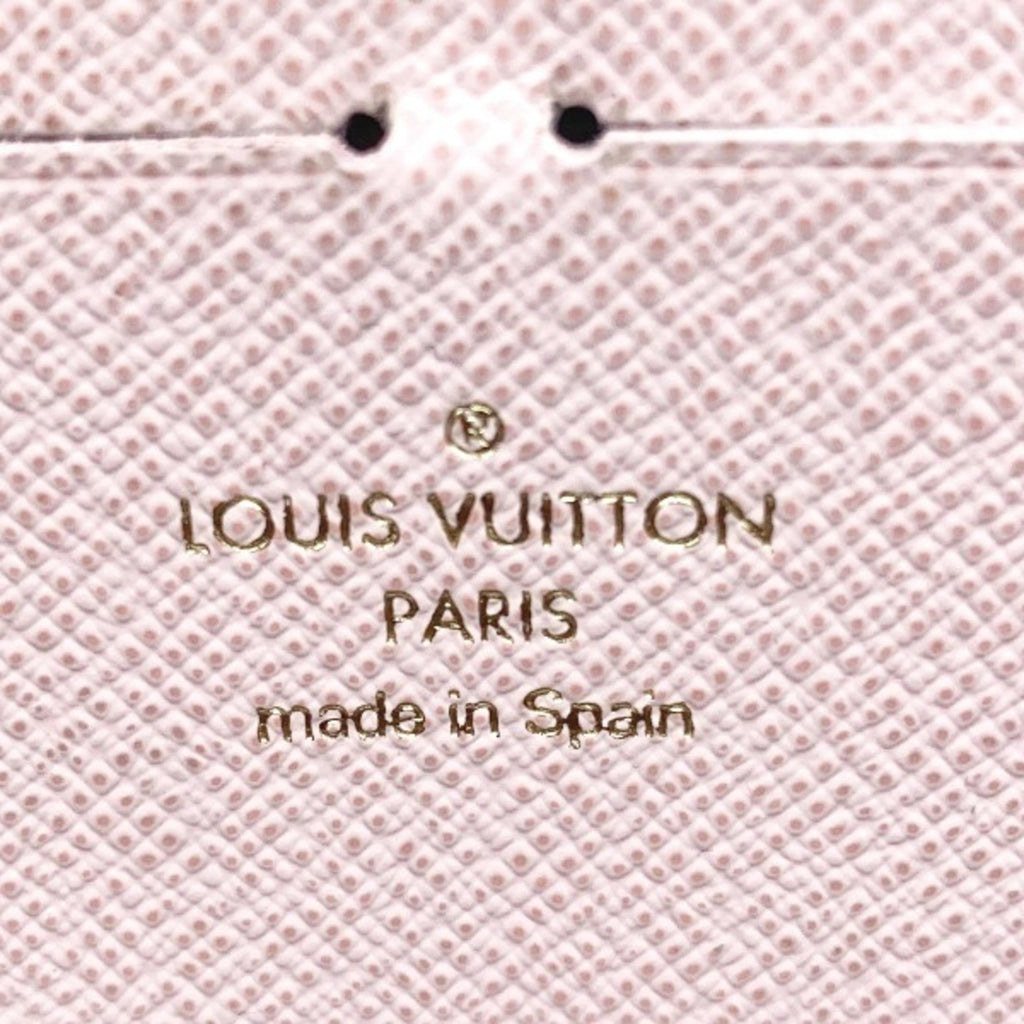 Louis Vuitton Rose Ballerine Damier Canvas Long Wallet (Bi-Fold) (Pre-Owned)