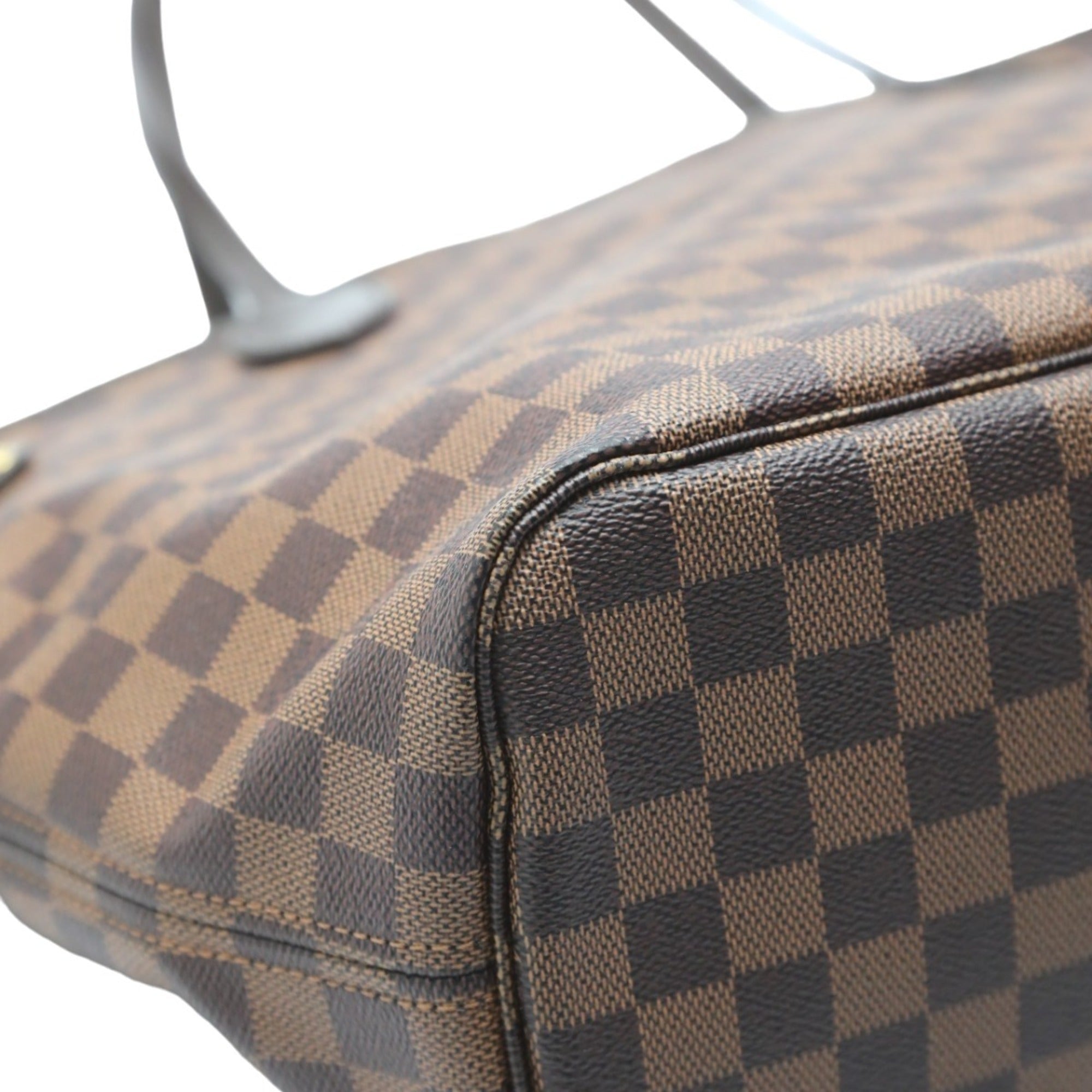 Louis Vuitton Damier Brown Damier Canvas Tote Bag (Pre-Owned)