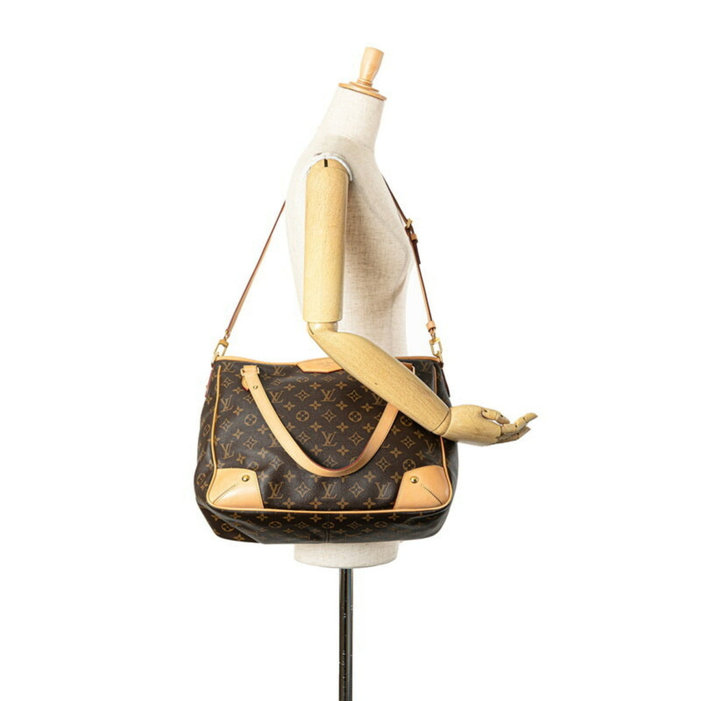 Louis Vuitton Brown Pvc Leather Shoulder Bag Tote Bag (Pre-Owned)