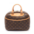 Louis Vuitton Brown Coated Canvas Pvc Monogram Leather Handbag (Pre-Owned)