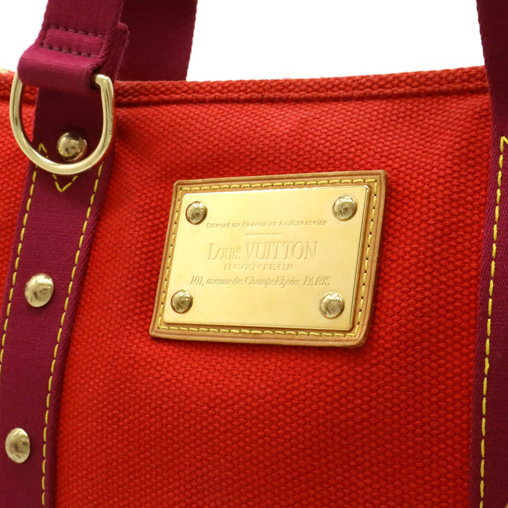 Louis Vuitton Purple Rouge Canvas Shoulder Bag Tote Bag (Pre-Owned)
