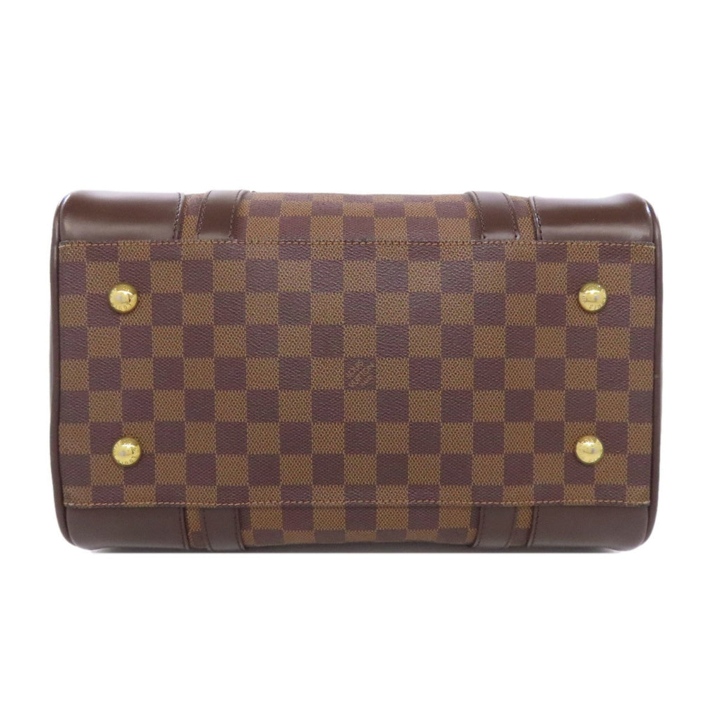 Louis Vuitton Brown Ebene Damier Canvas Boston Bag (Pre-Owned)