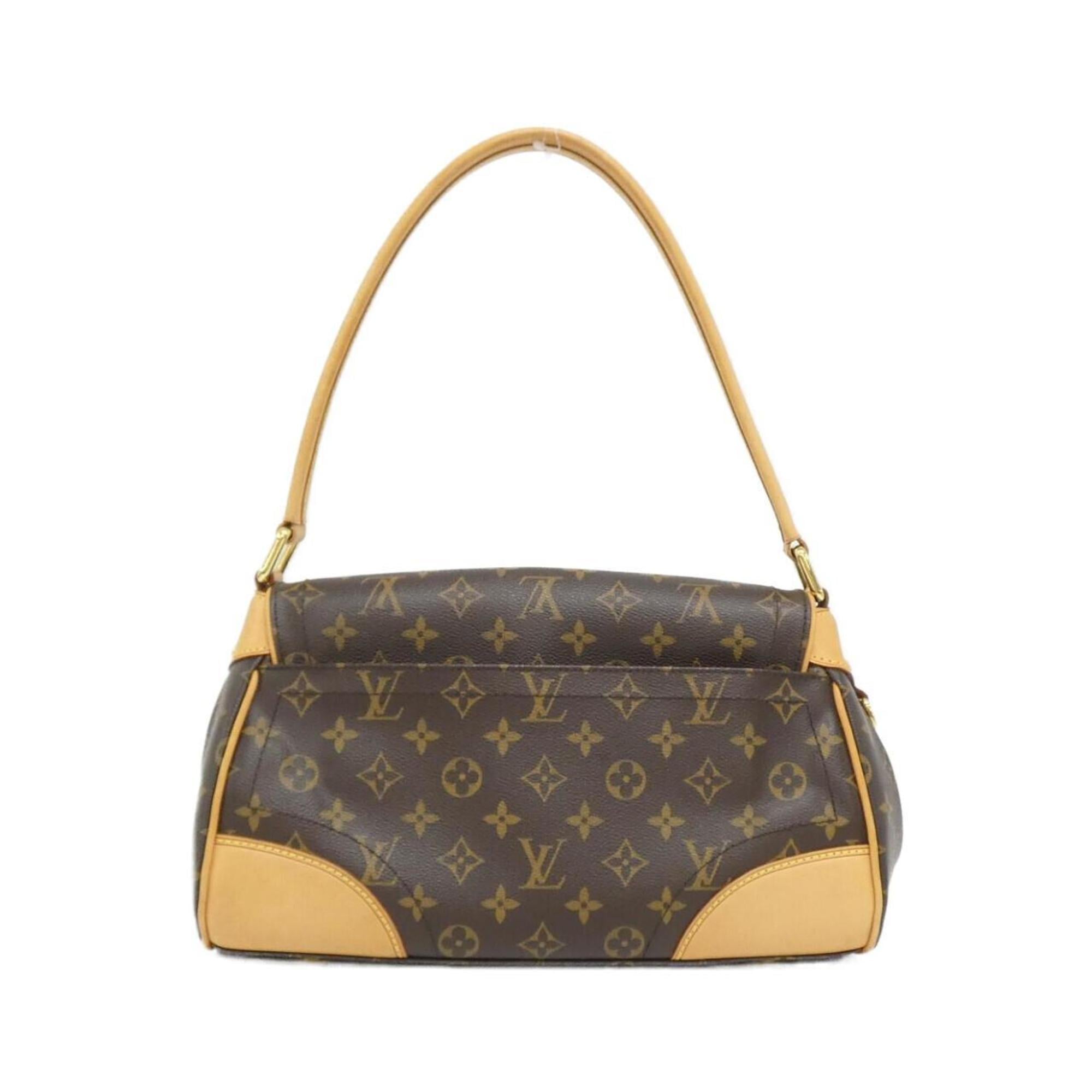 Louis Vuitton Marron Coated Canvas Shoulder Bag (Pre-Owned)