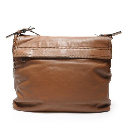 Bottega Veneta Brown Leather Shoulder Bag (Pre-Owned)