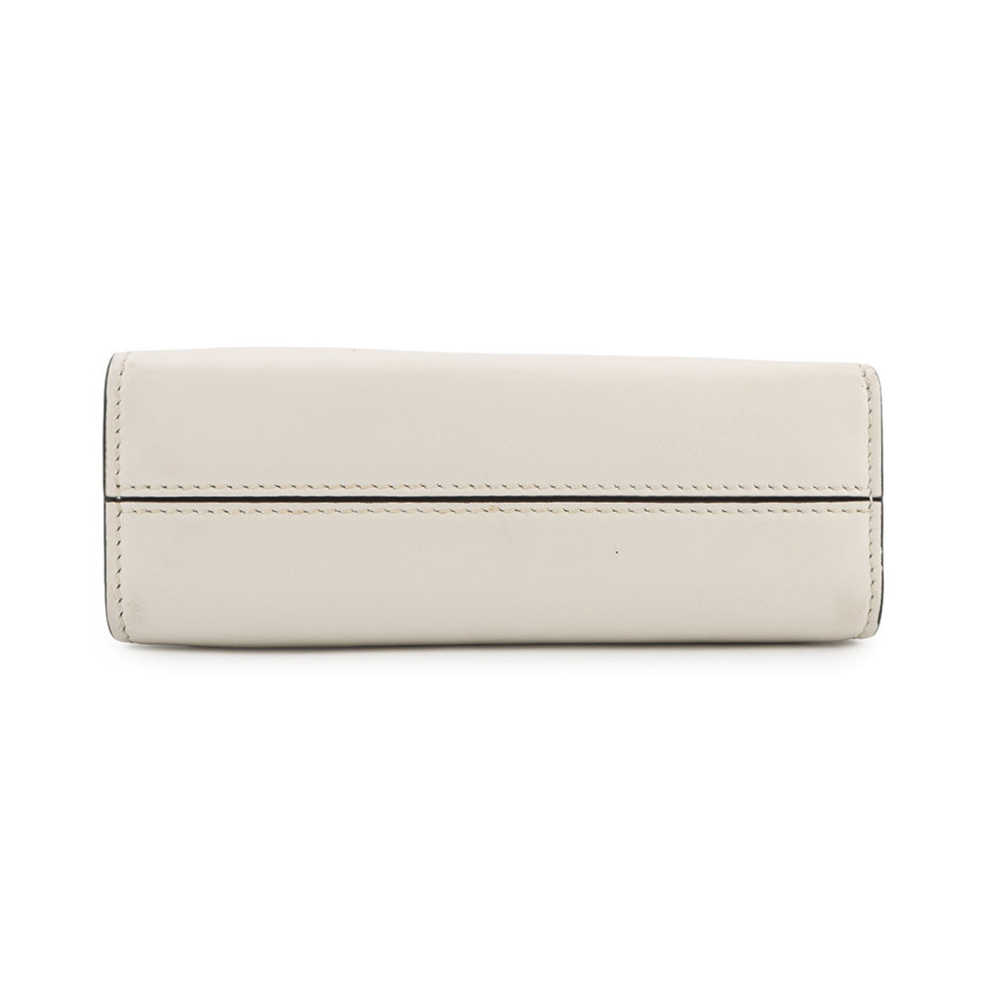 Prada White Leather Handbag Shoulder Bag (Pre-Owned)