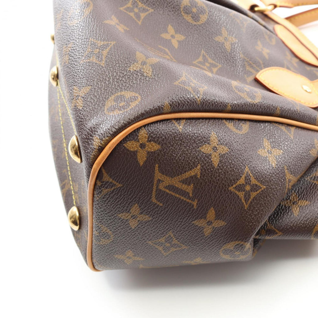 Louis Vuitton Brown Coated Canvas Leather Handbag (Pre-Owned)