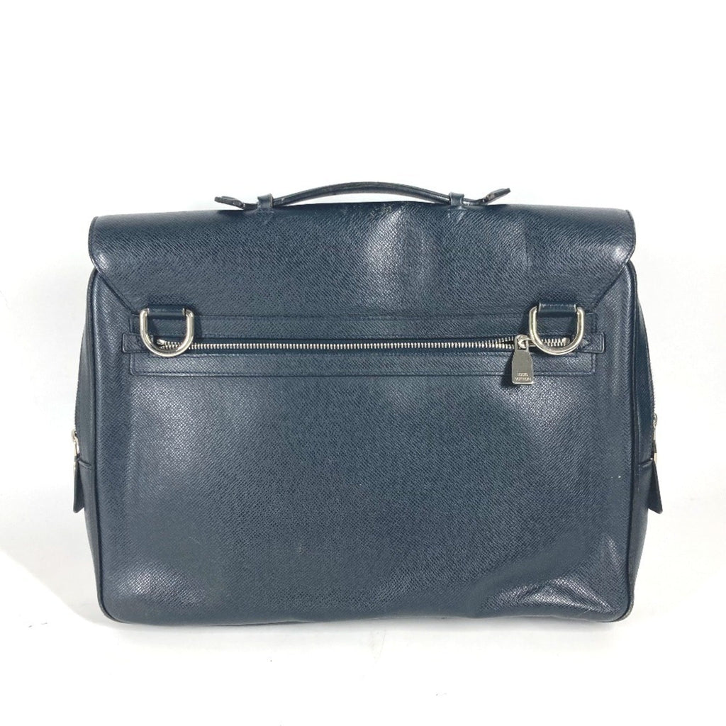Louis Vuitton Boreal Dark Navy Taiga Leather Leather Briefcase (Pre-Owned)