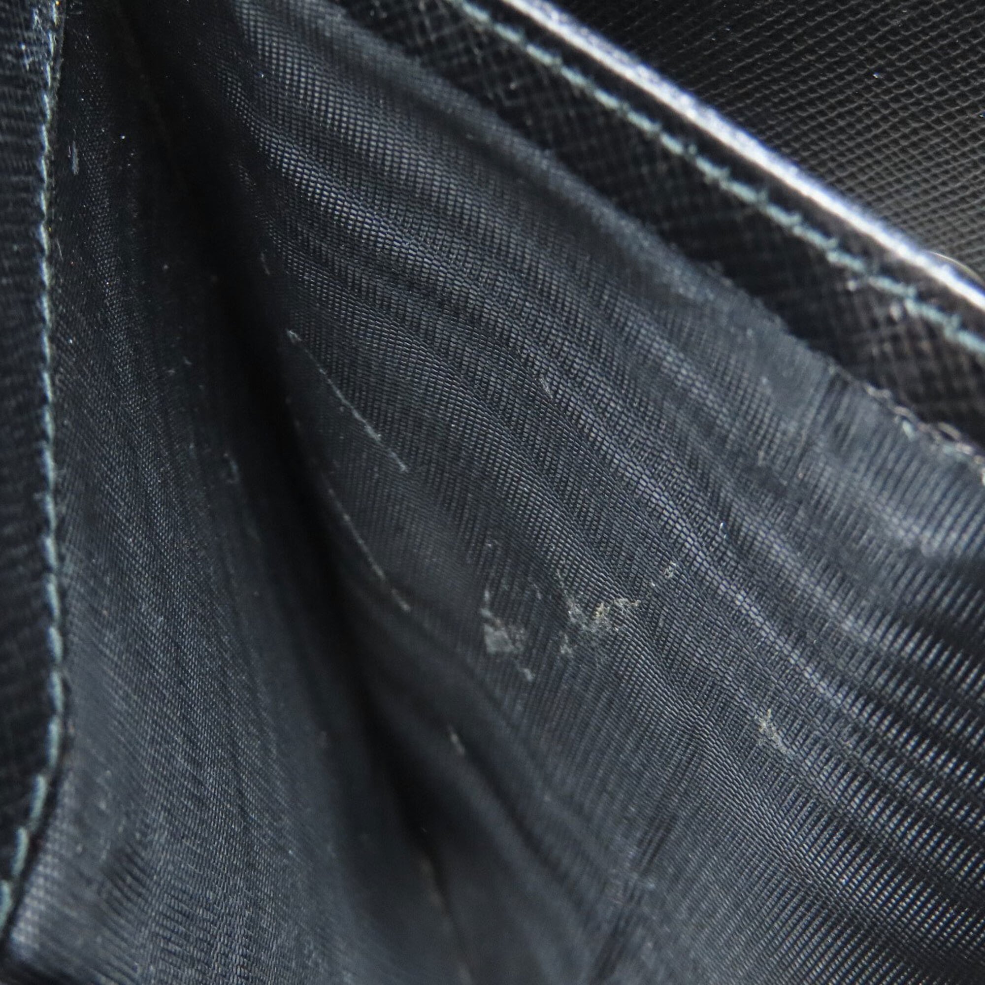 Prada Black Nylon Wallet (Tri-Fold) (Pre-Owned)