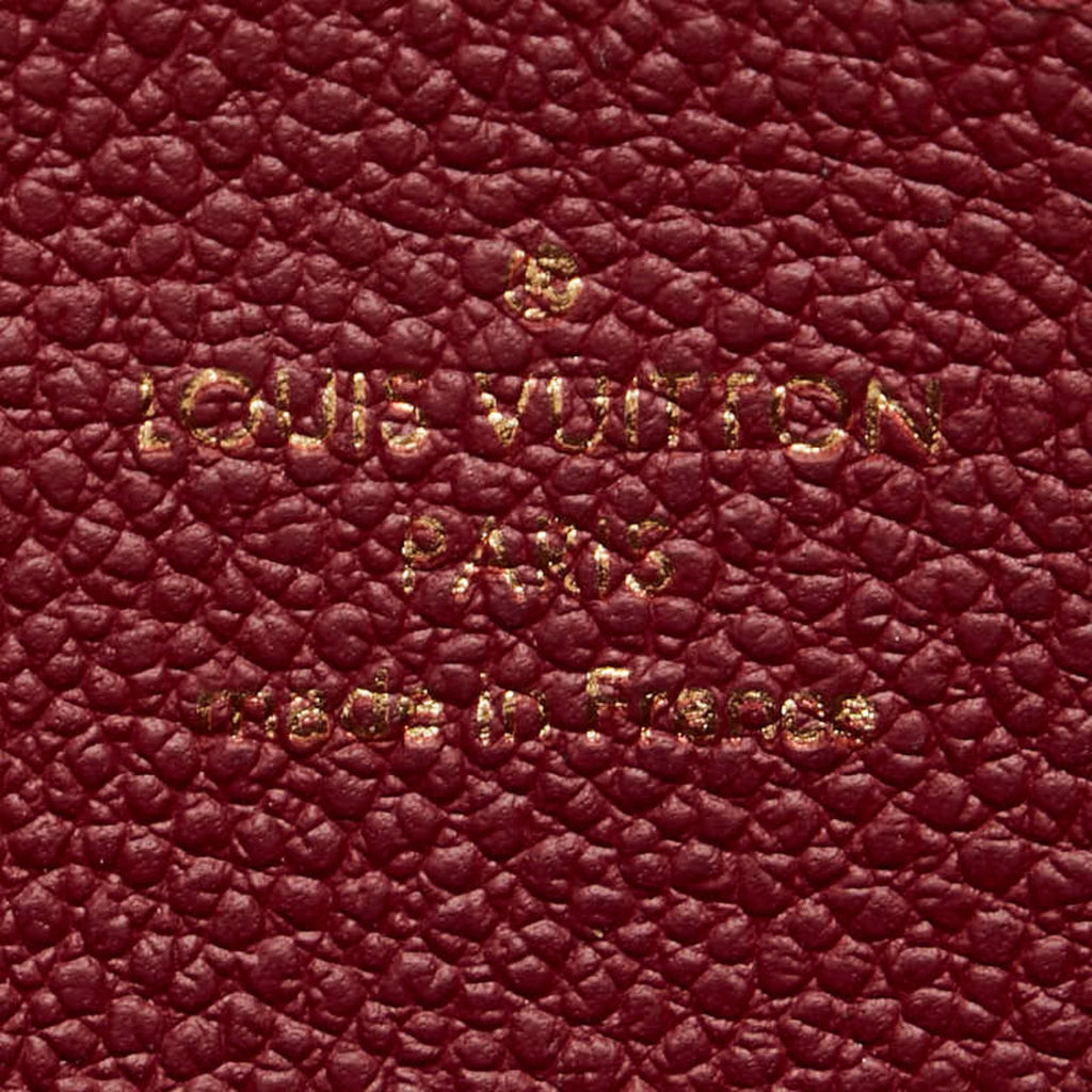 Louis Vuitton Purple Raisin Leather Long Wallet (Bi-Fold) (Pre-Owned)