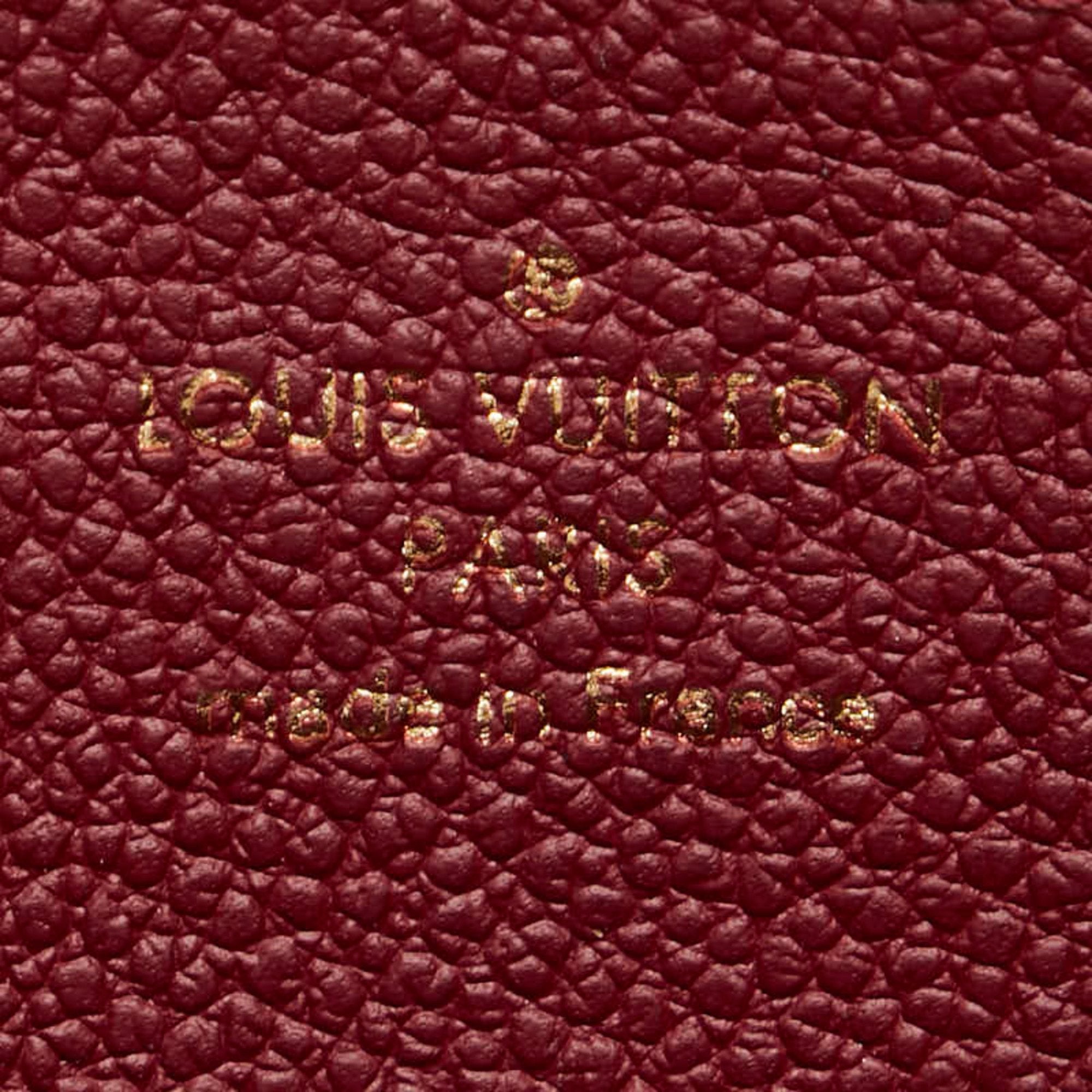Louis Vuitton Purple Raisin Leather Long Wallet (Bi-Fold) (Pre-Owned)