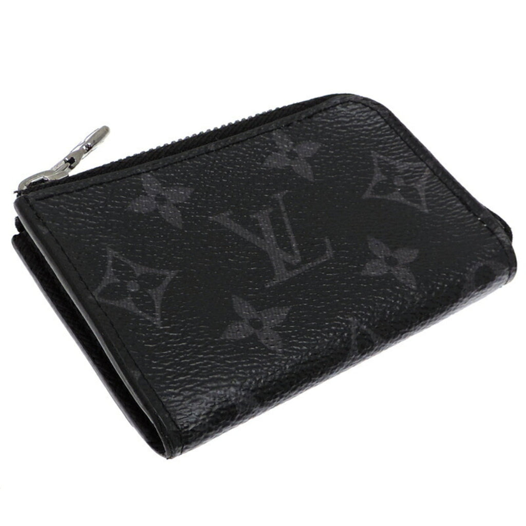 Louis Vuitton Black Monogram Eclipse Coin Purse/Coin Case (Pre-Owned)