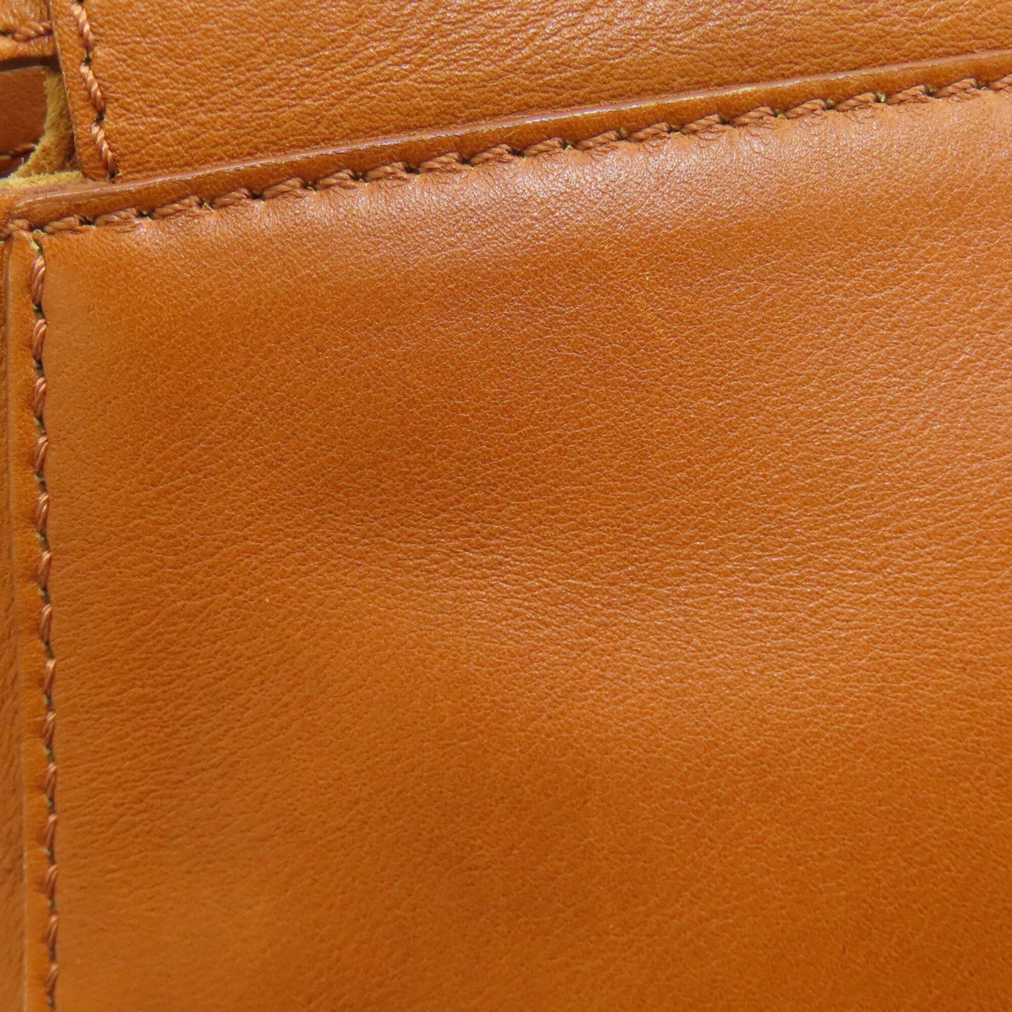 Fendi Brown Leather Handbag (Pre-Owned)