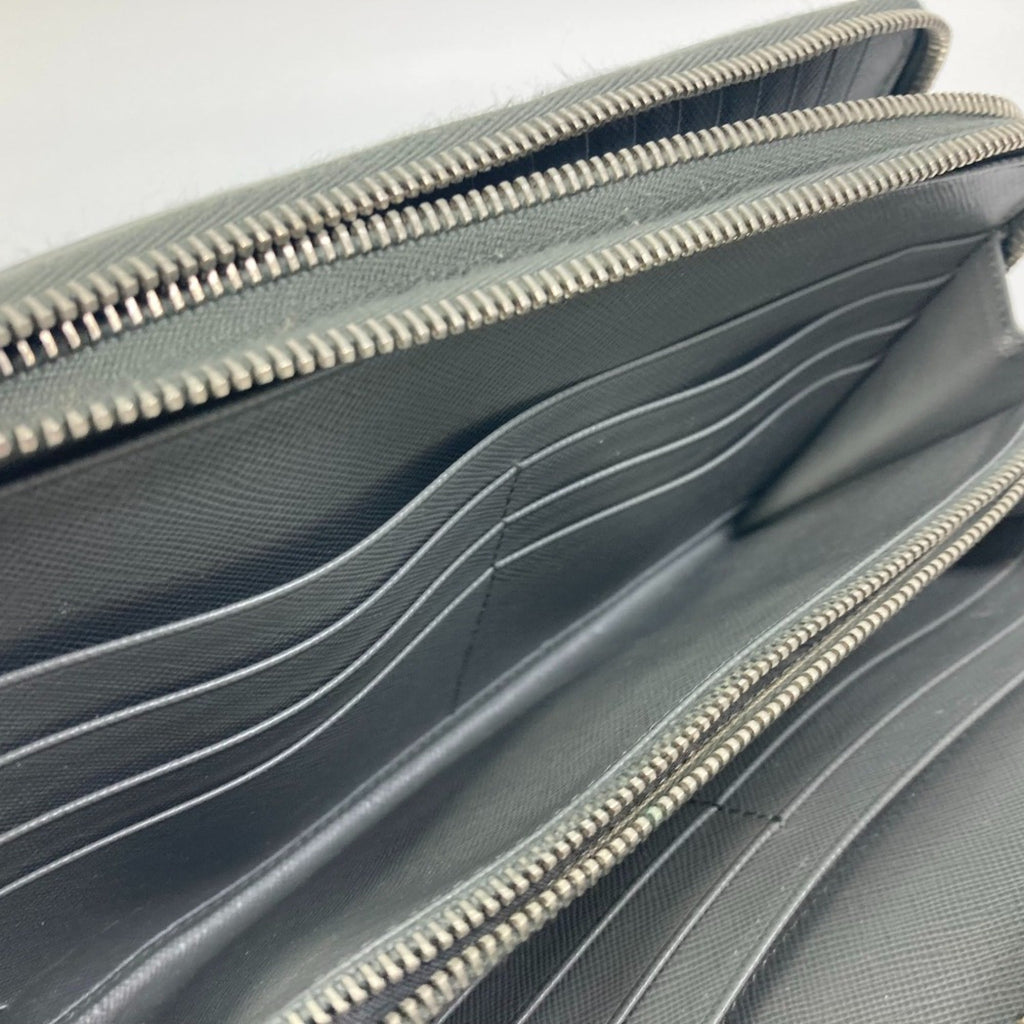 Prada Gray Other Long Wallet (Bi-Fold) (Pre-Owned)