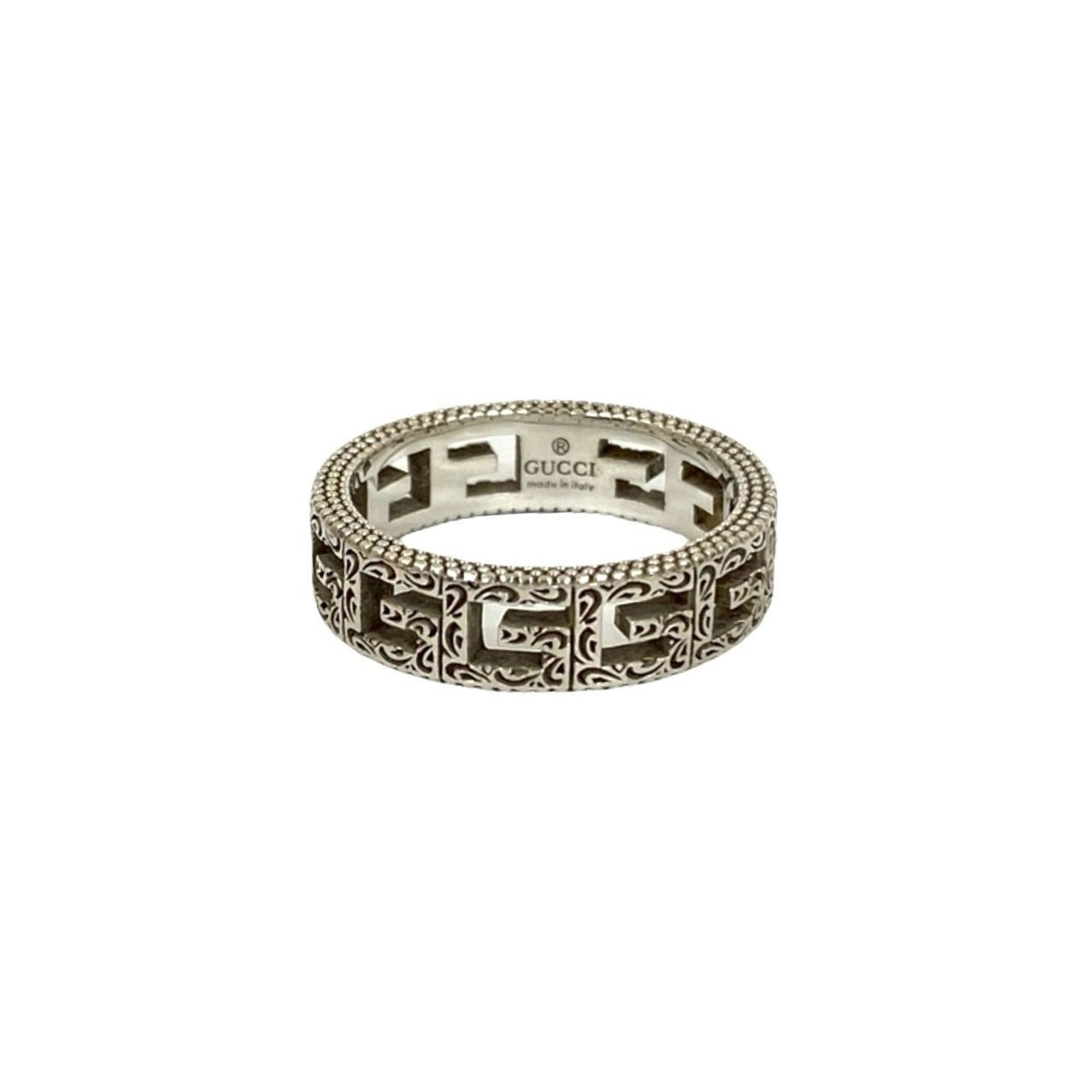 Gucci Silver Silver 925 Band Ring (Pre-Owned)