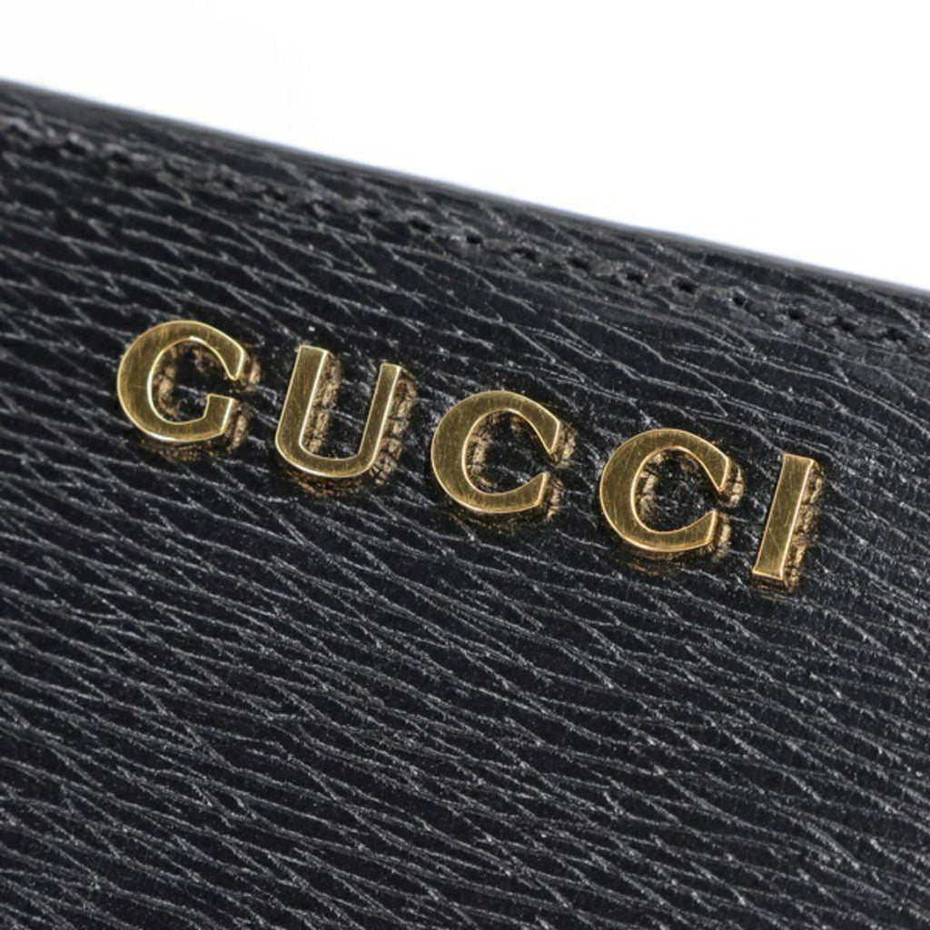 Gucci Black Leather Wallet (Bi-Fold) (Pre-Owned)