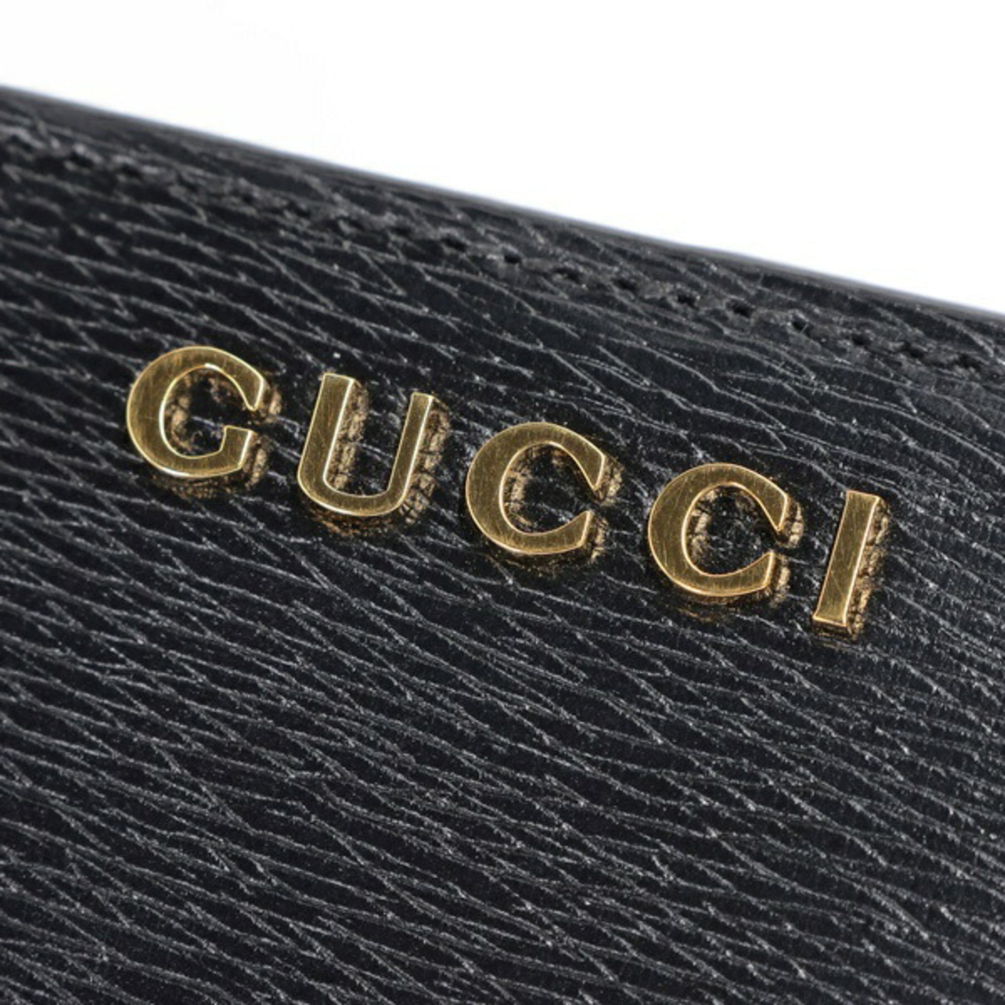 Gucci Black Leather Wallet (Bi-Fold) (Pre-Owned)