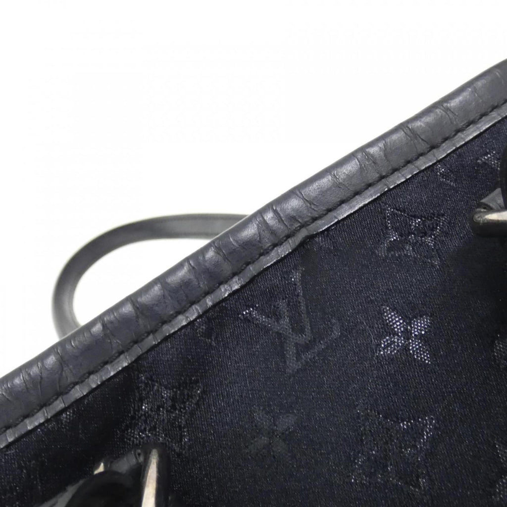 Louis Vuitton Black Monogram Satin Handbag (Pre-Owned)