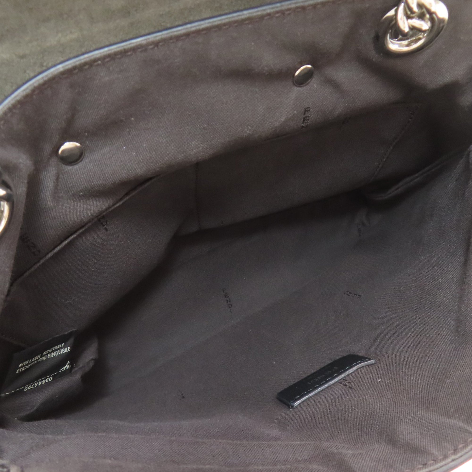 Fendi Black Leather Backpack (Pre-Owned)