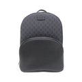 Gucci Black Gg Supreme Leather Backpack (Pre-Owned)