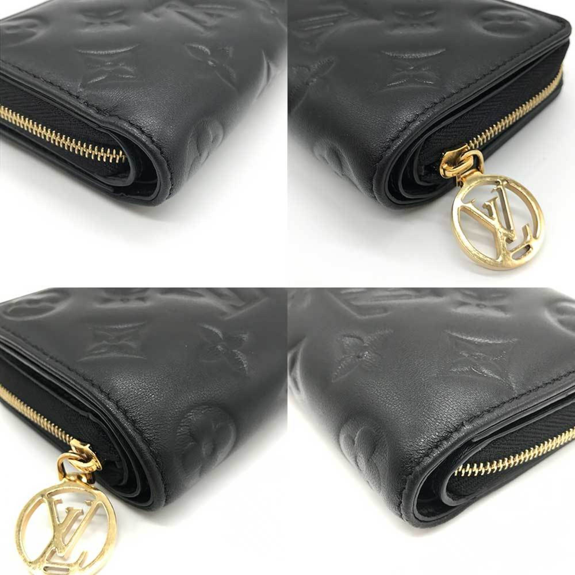 Louis Vuitton Black Monogram Mat Wallet (Bi-Fold) (Pre-Owned)