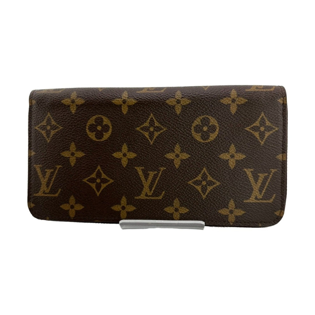 Louis Vuitton Monogram Brown Monogram Long Wallet (Bi-Fold) (Pre-Owned)