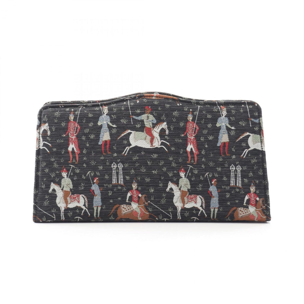 Gucci Black Multi-Color Canvas Clutch Bag (Pre-Owned)