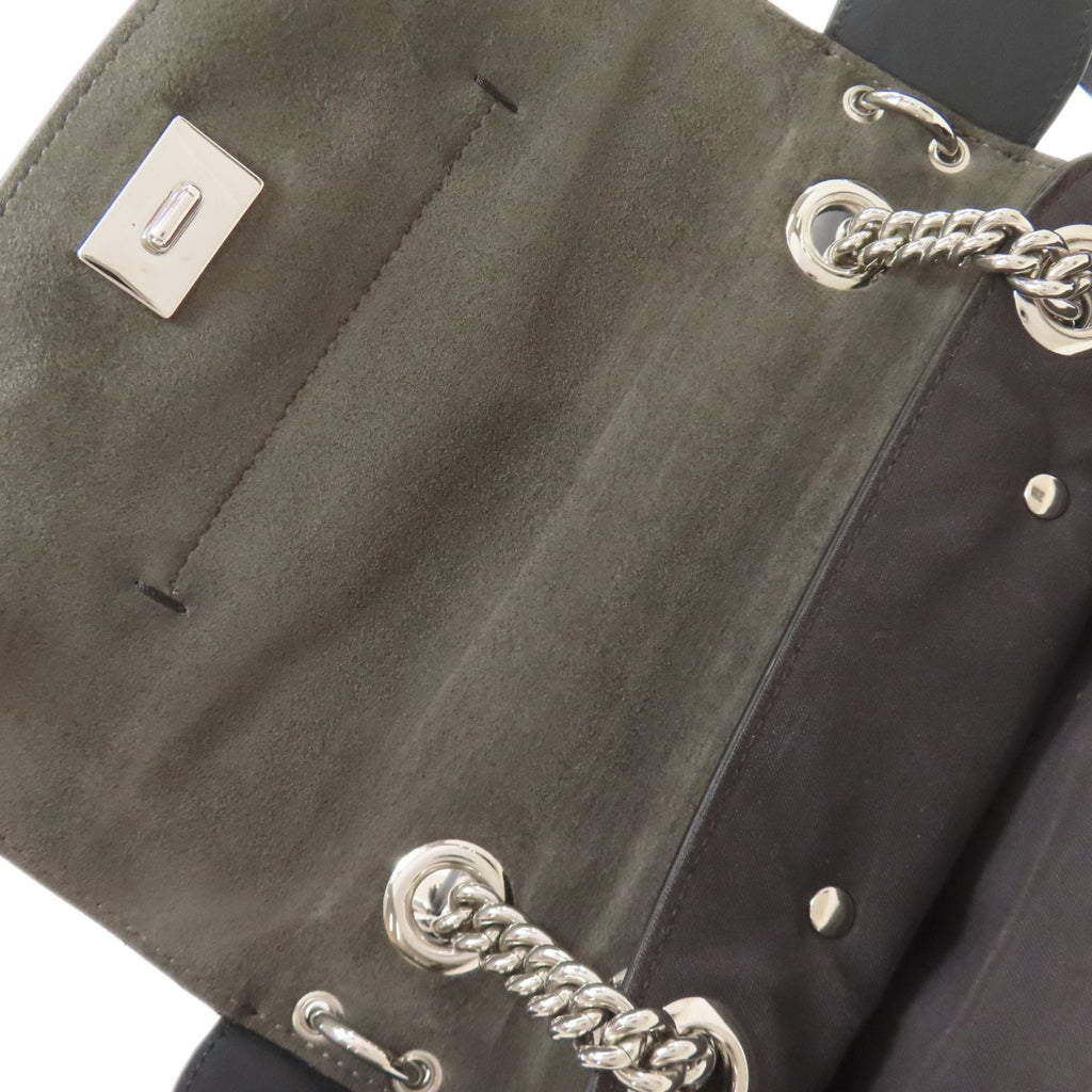 Fendi Black Leather Backpack (Pre-Owned)