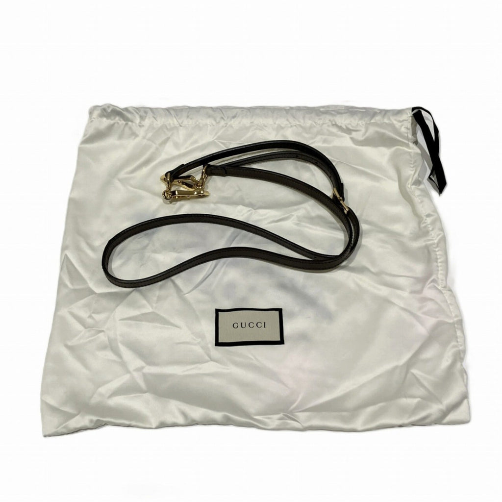 Gucci Brown Pvc Leather Handbag (Pre-Owned)