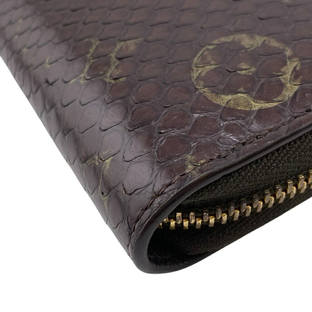 Louis Vuitton Exotic Brown Monogram Monogram Long Wallet (Bi-Fold) (Pre-Owned)