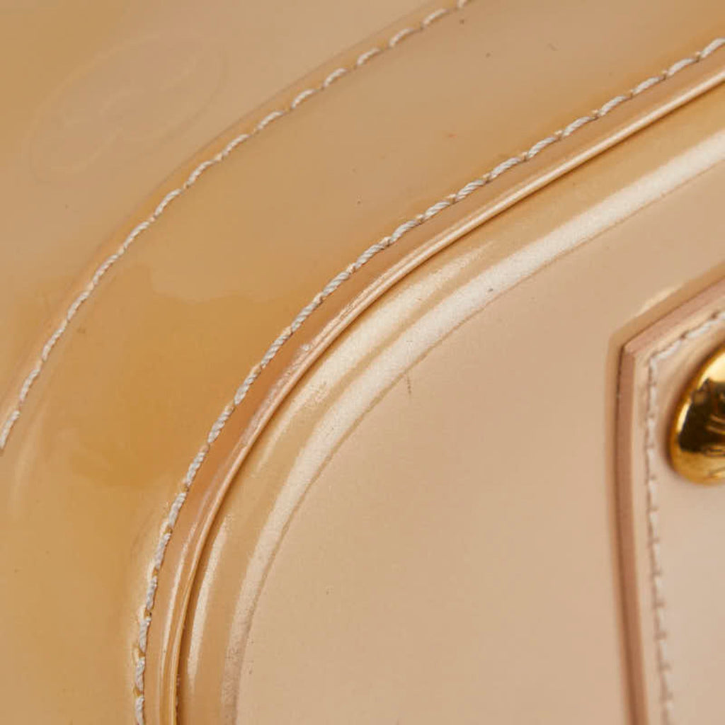 Louis Vuitton Beige Poodle Monogram Vernis Handbag (Pre-Owned)