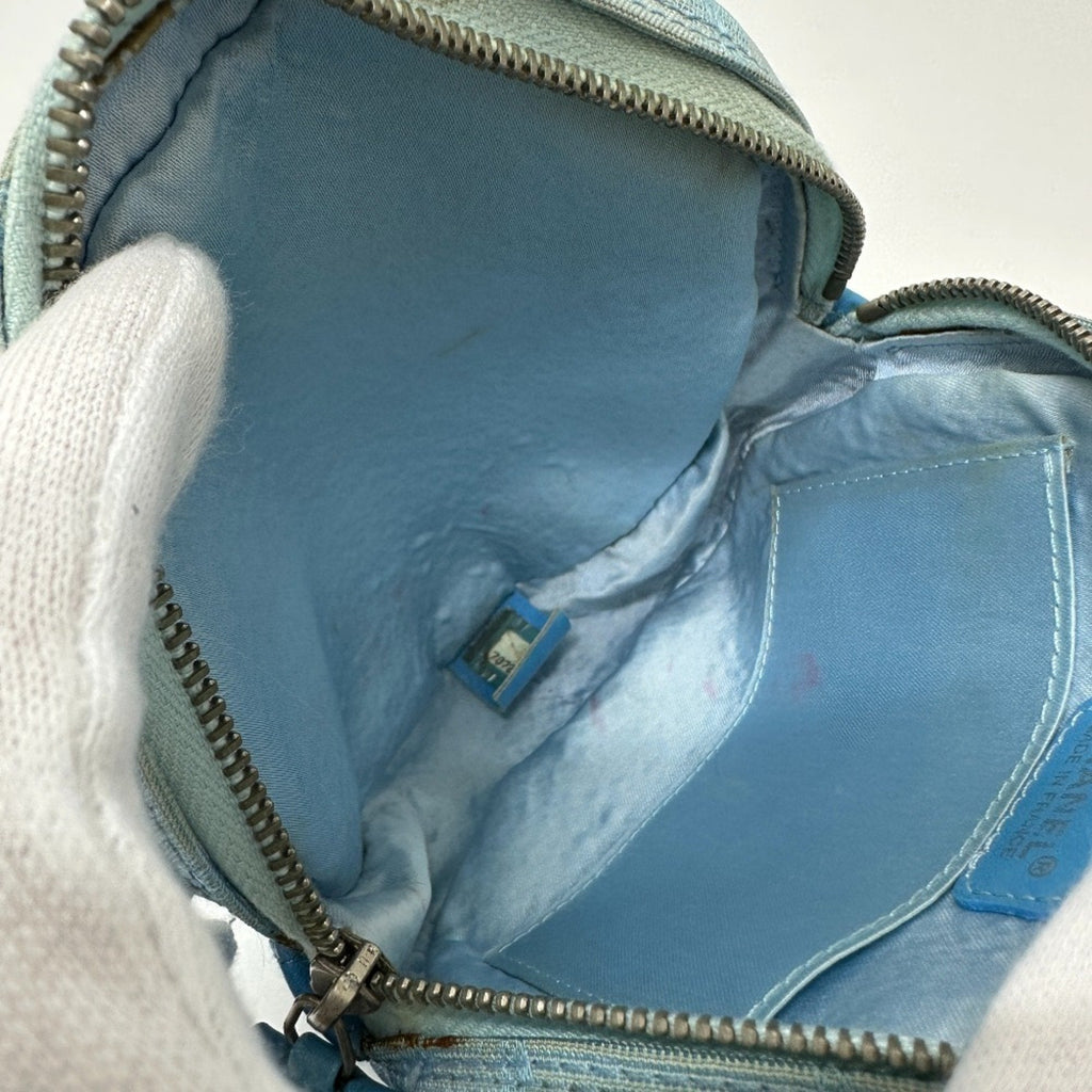 Chanel Blue Nylon Pouch (Pre-Owned)