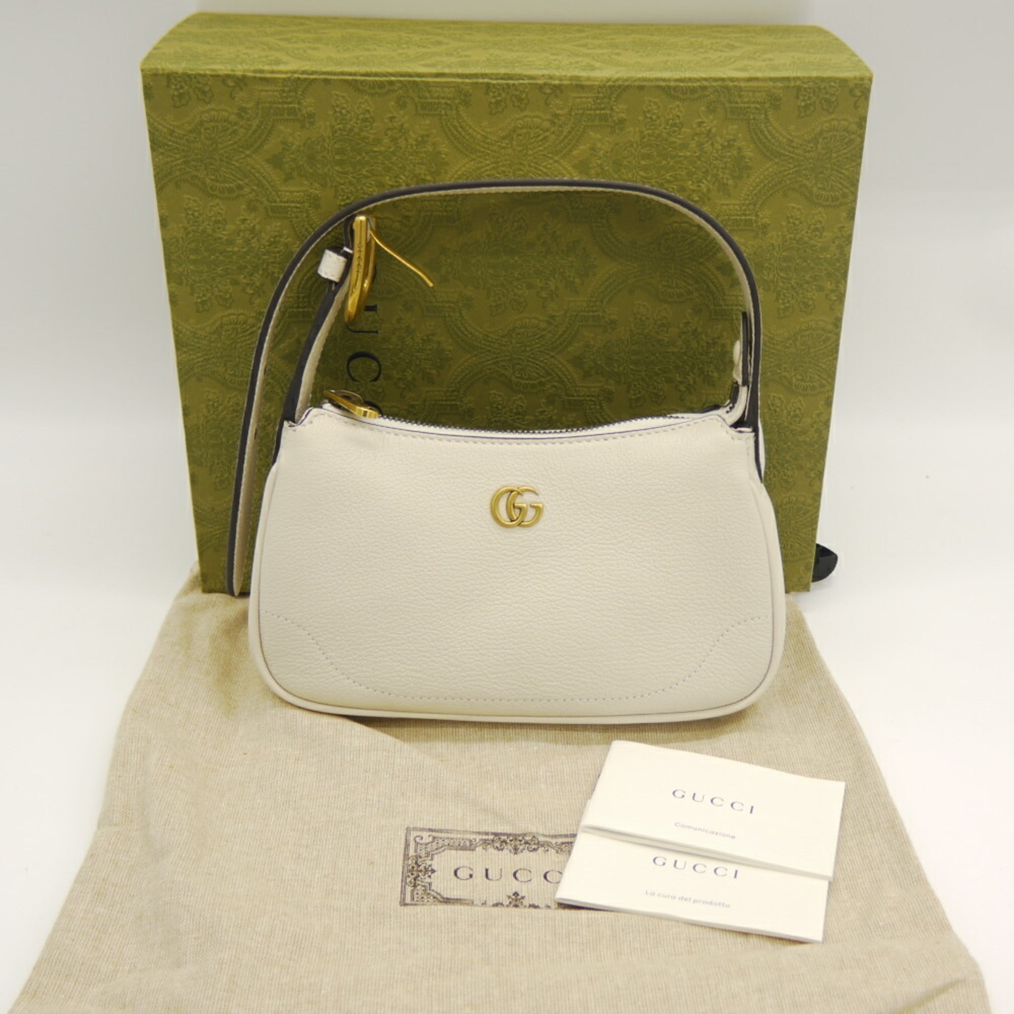 Gucci Beige Leather Handbag (Pre-Owned)