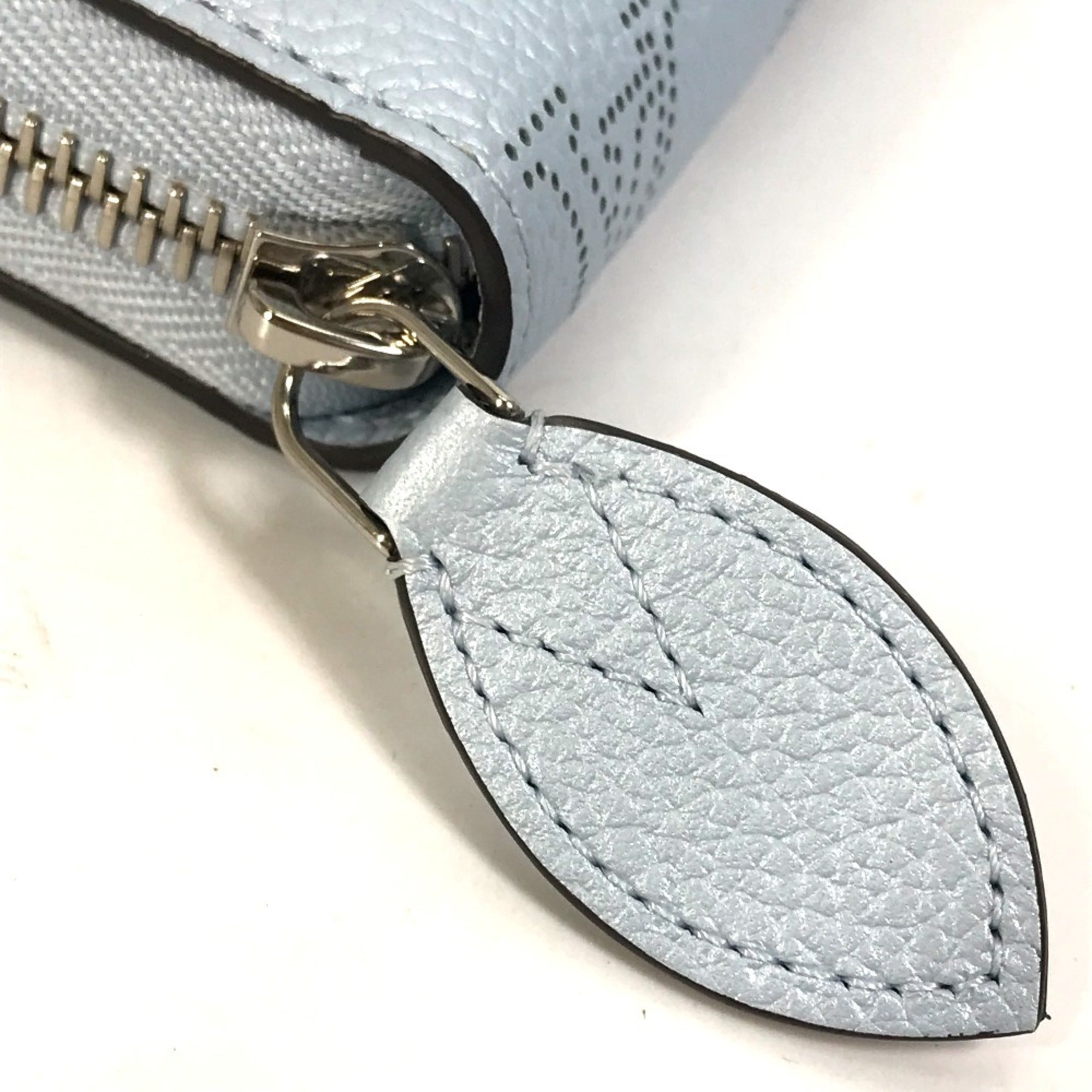 Louis Vuitton Mahina Blue Monogram Long Wallet (Bi-Fold) (Pre-Owned)